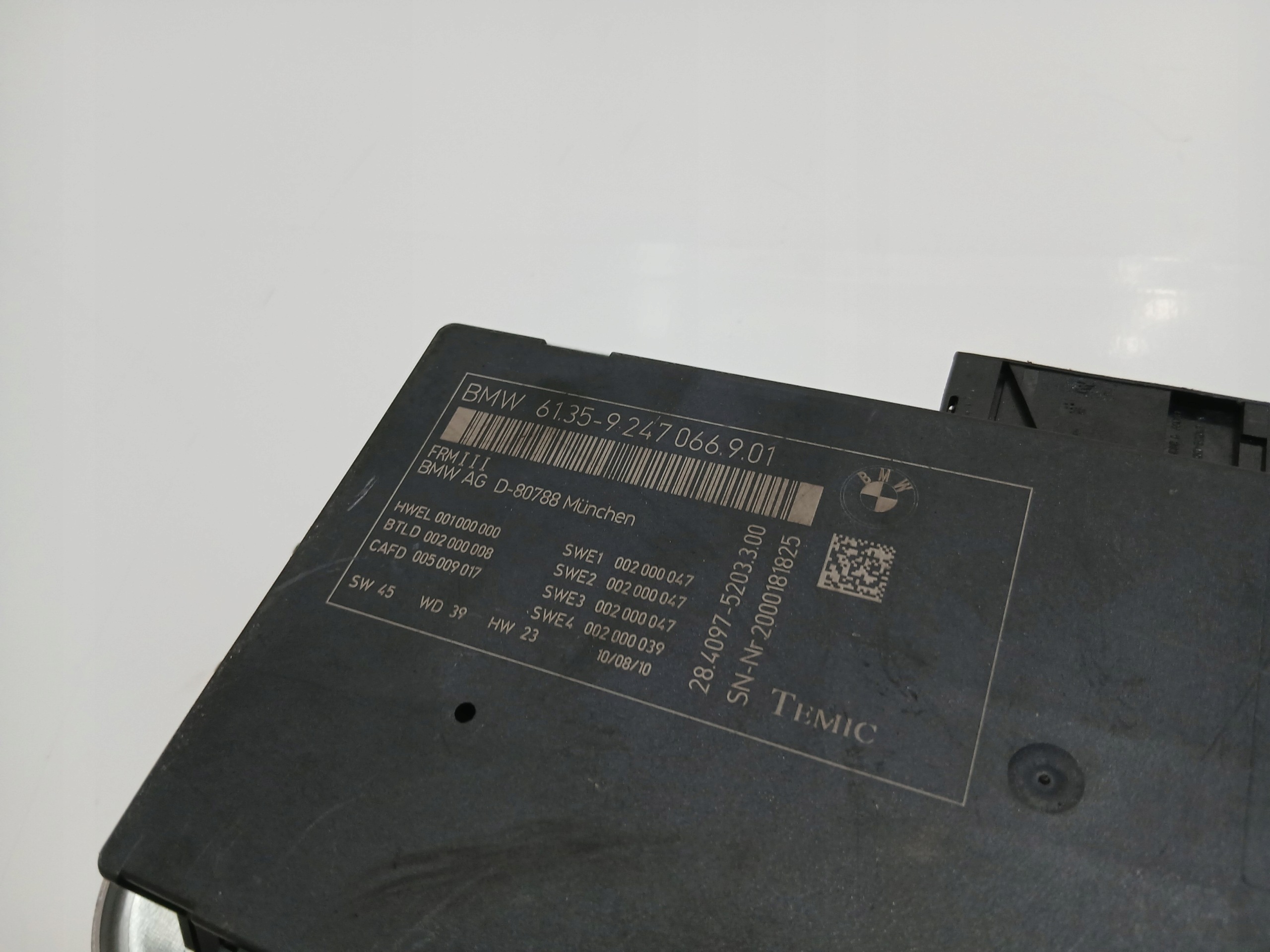 modulo Centralina luci BMW X3 F25 OE 9247066