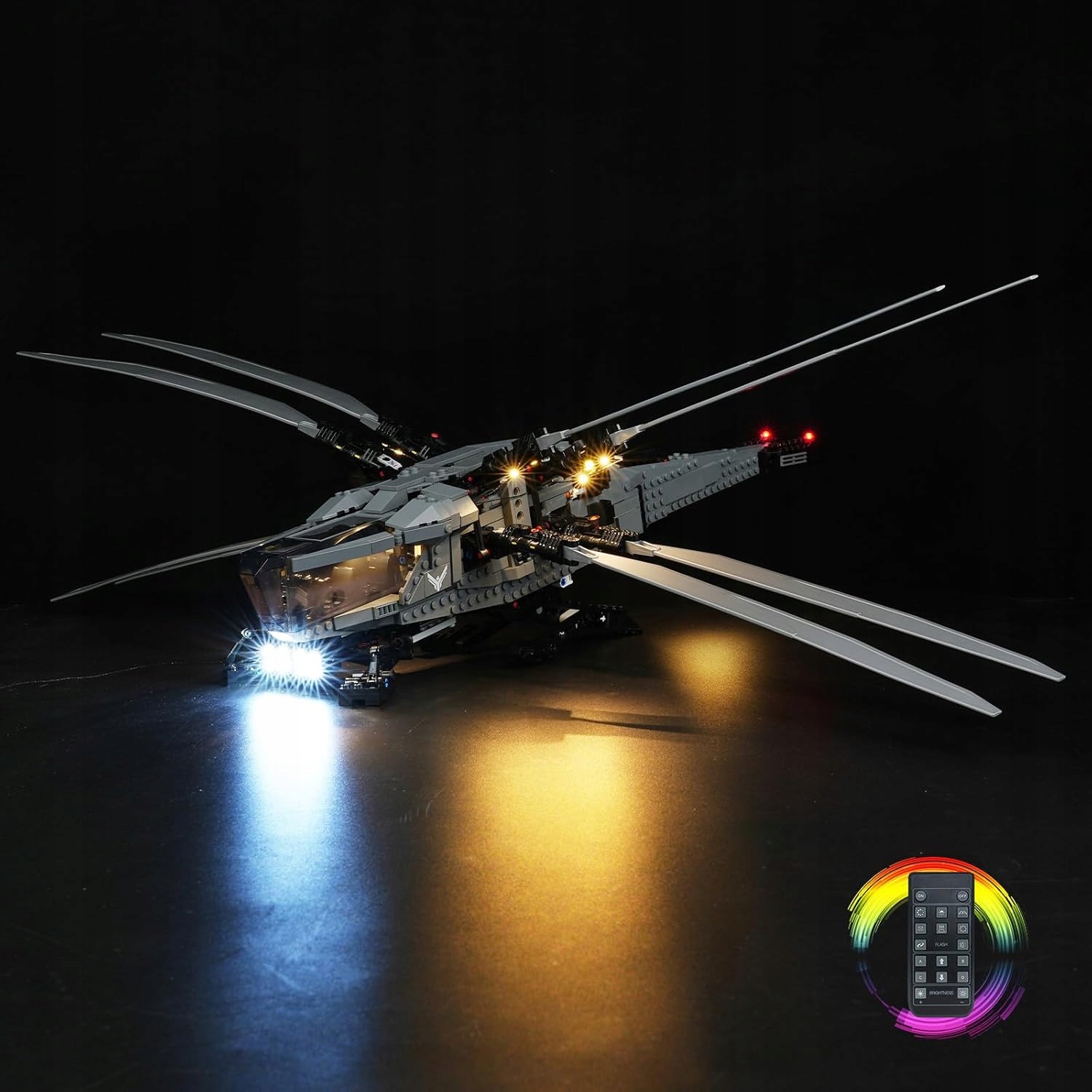 Zestaw Świateł LED do LEGO 10327 Dune Ornithopter Pilot cooldac