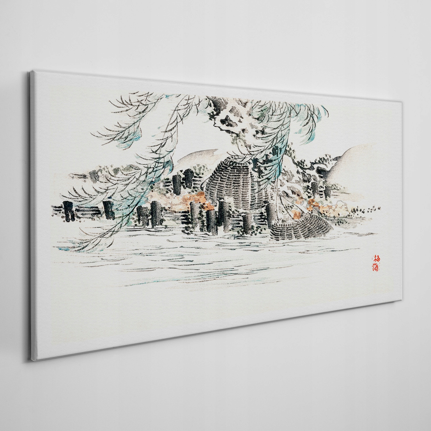 

Obraz na płótnie na ramie Drzewo woda 120x60 cm