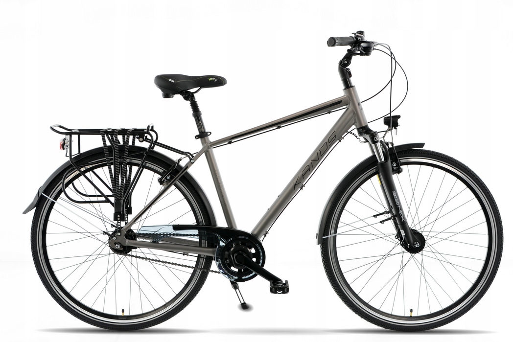 Rower Miejski 28 Kands Atlantic 7BN grafitowy mat R19 wzrost 174-184cm 2026