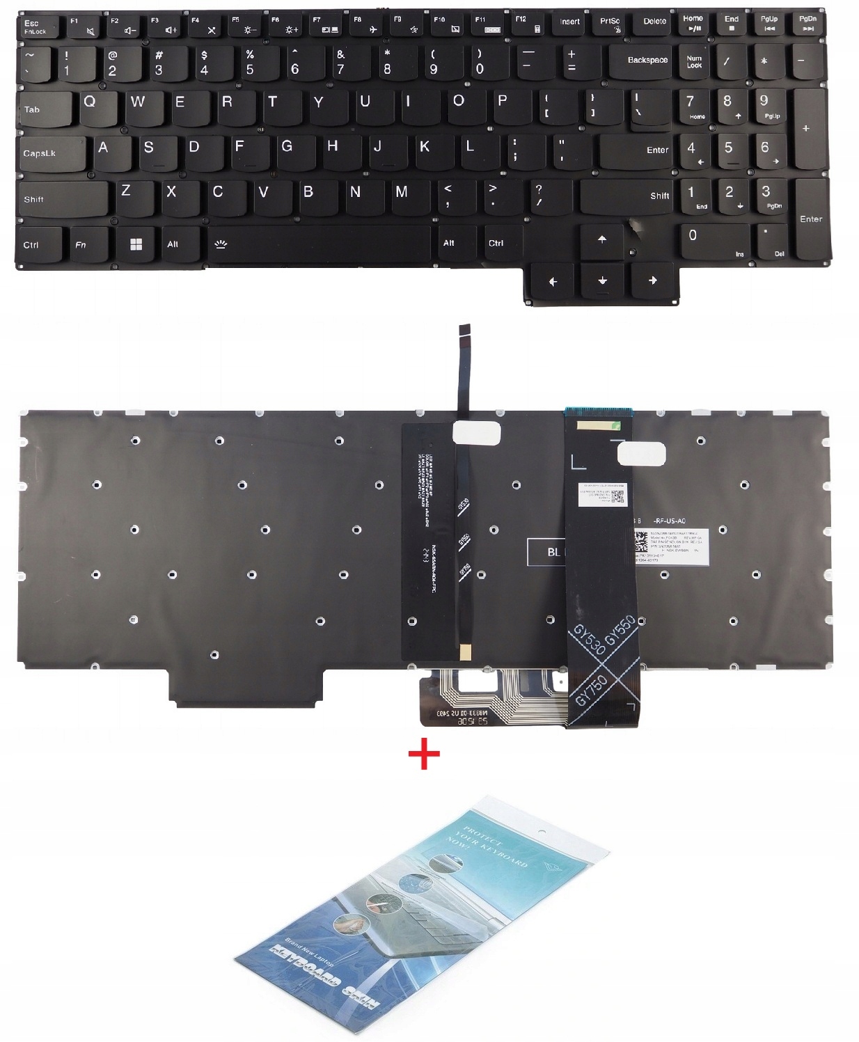 Klávesnice pro Lenovo Gaming 3 5 15IMH05 15ARH05 17IMH05 16ACH6H 81Y4 /led