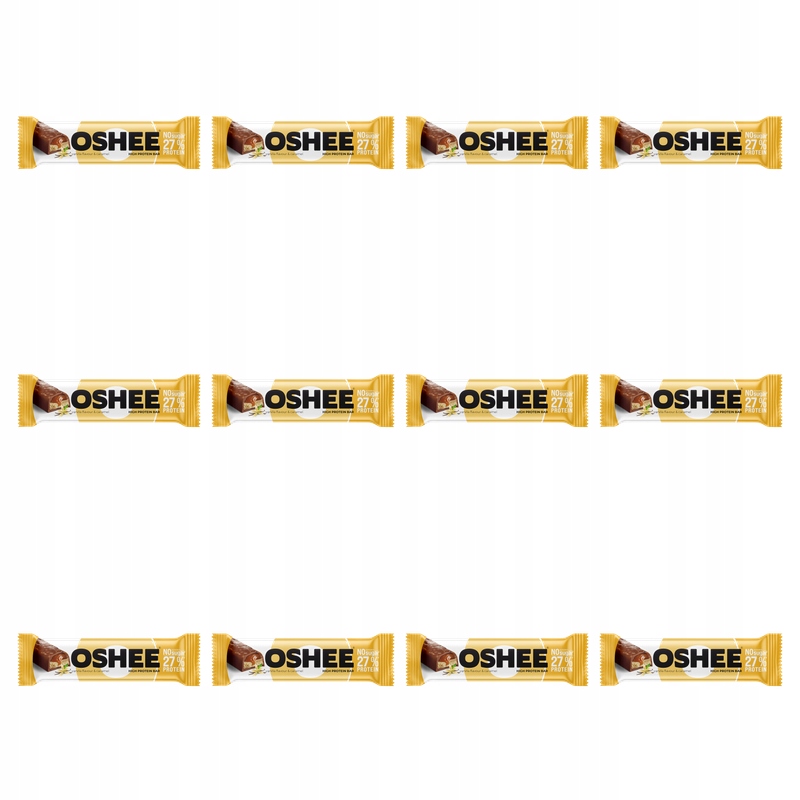 Oshee proteinová tyčinka s vanilkovo-karamelovou příchutí 49 g X12