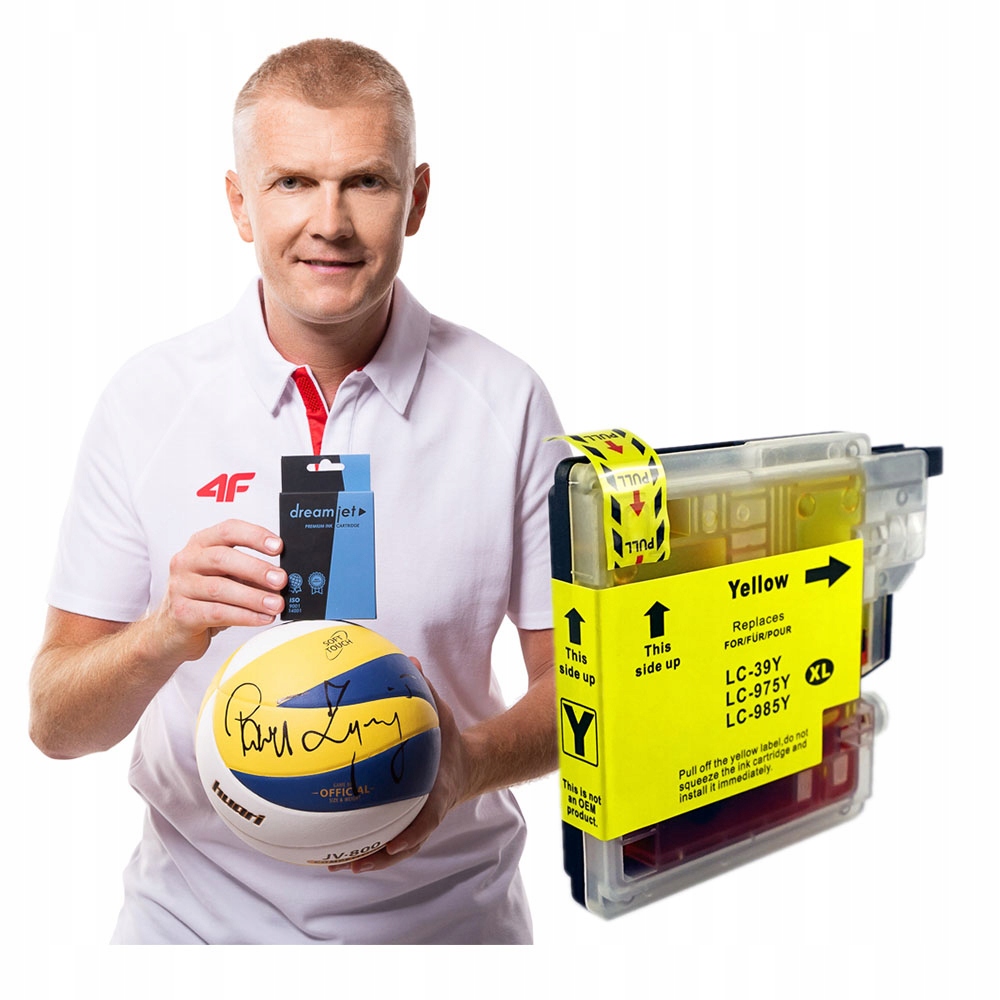 

Tusz żółty do Brother LC980 LC1100 Dcp 375CW 365CN