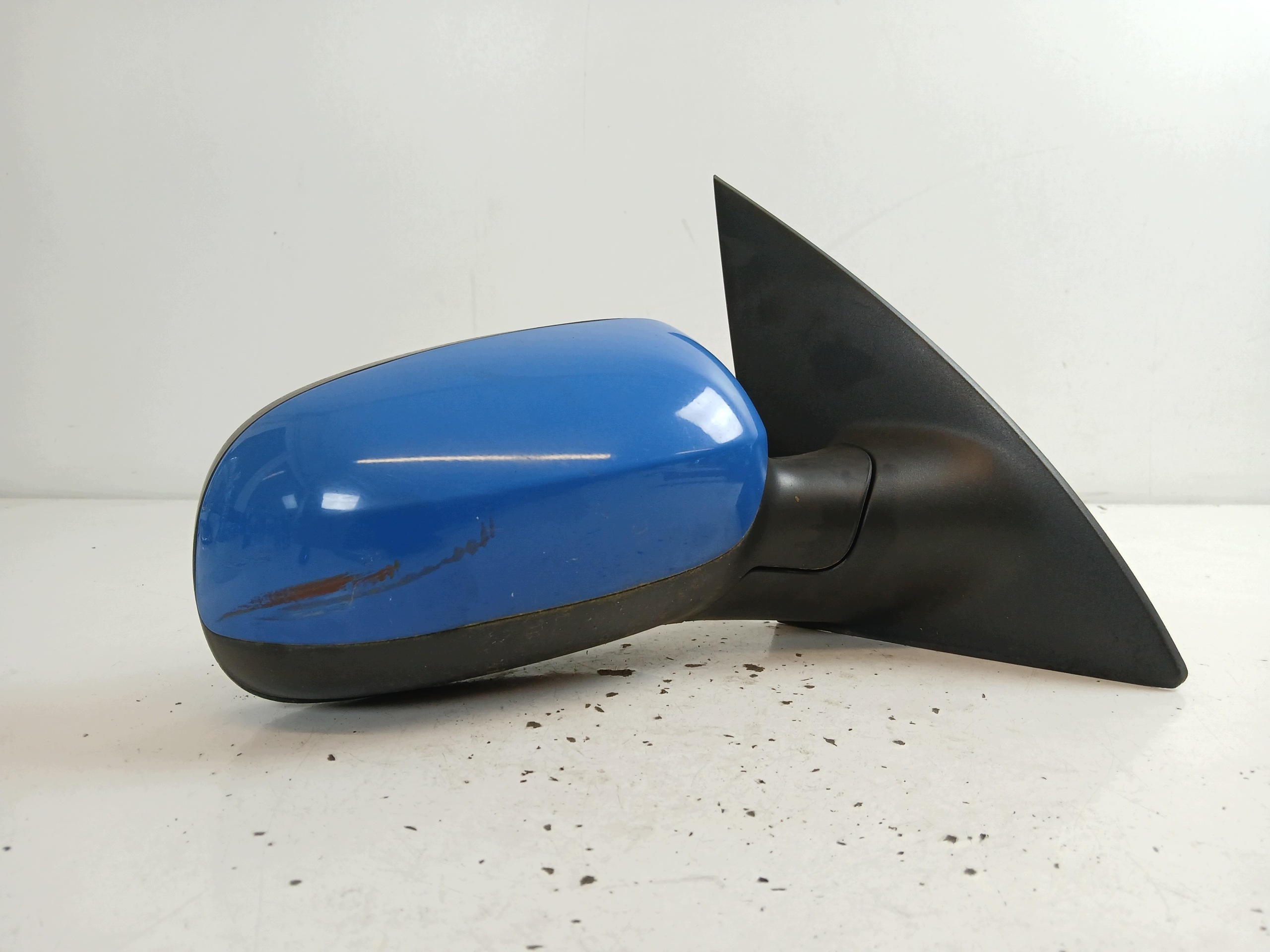 OPEL CORSA C mirror right blue manually