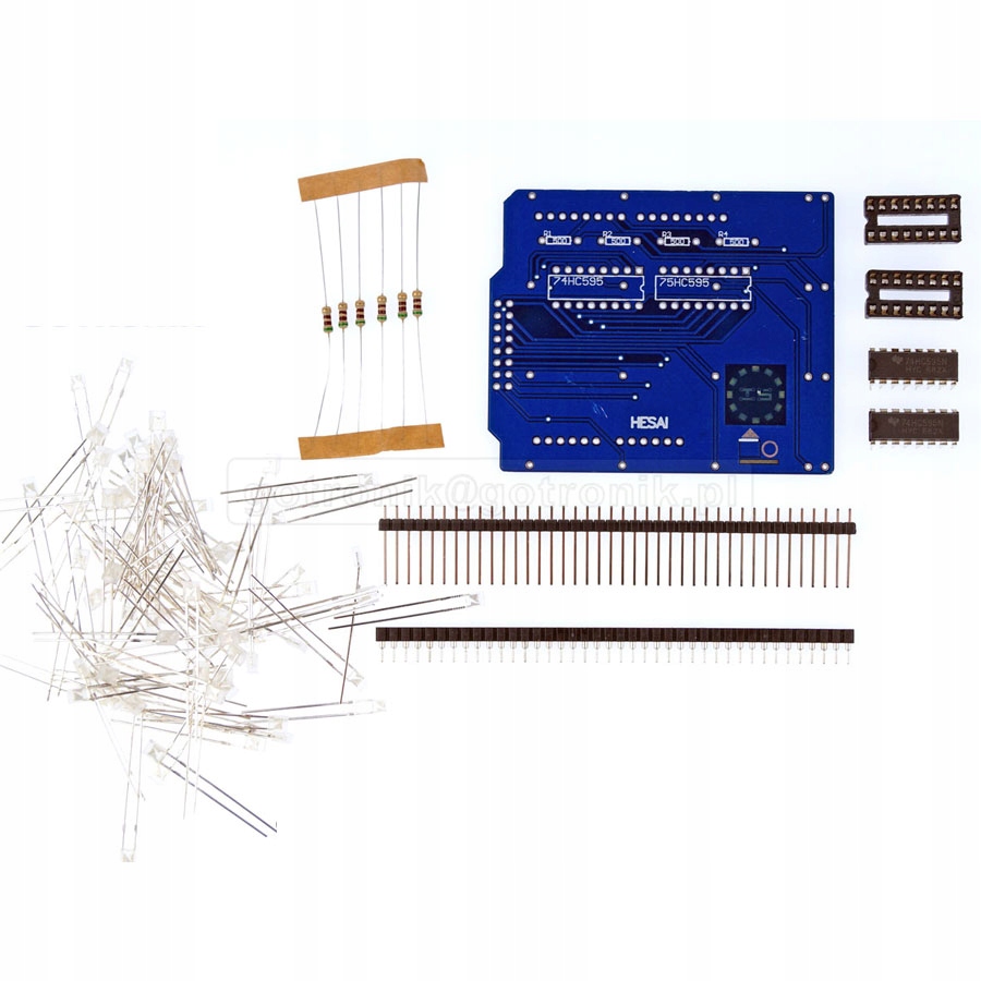 

3D LightSquared 4x4x4 Led Cube - Shield Arduino
