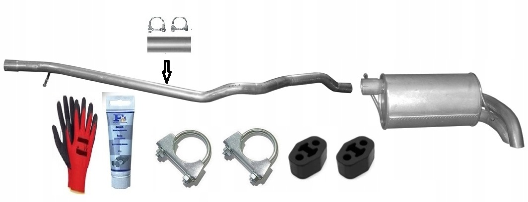 Vw Sharan 2.0 TDi 100-103 kW (2005-4/2010) Trubka Tlumič bonus
