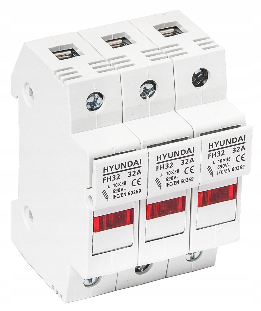 

Rozłącznik bezpiecznikowy, FH10X38, 3P, Hyundai
