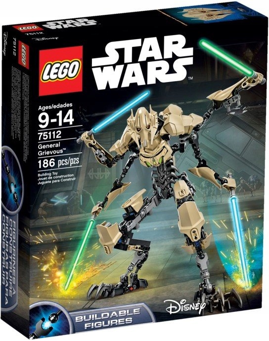 Klocki Lego Star Wars Zestaw Generał Grievous 75112