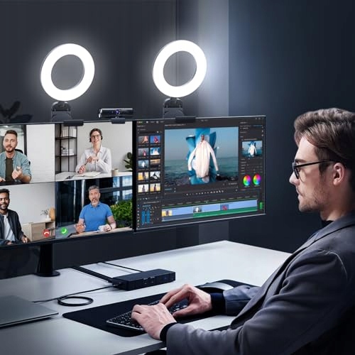 EVERSHOP Ring Light for Laptop PC Video Conferencing 2-Lamp Set — miniatura 2