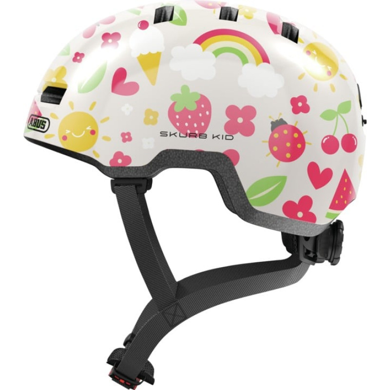 Abus Přilba Skurb Kid dětské na kolo cream summer S (45-50 cm)