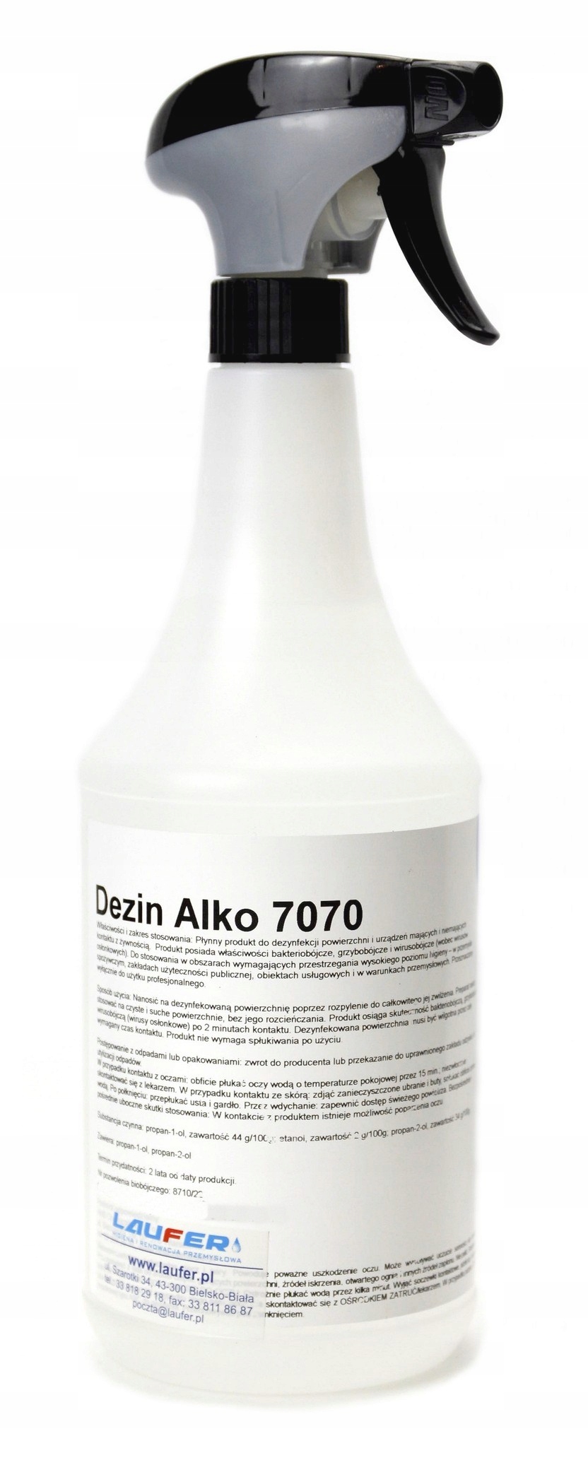 

Dezynfekcja alkoholem DezinAlko 7070