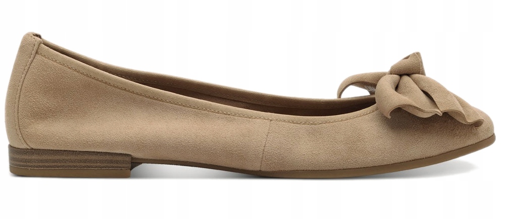 Tamaris béžové dámské kožené baleríny 36