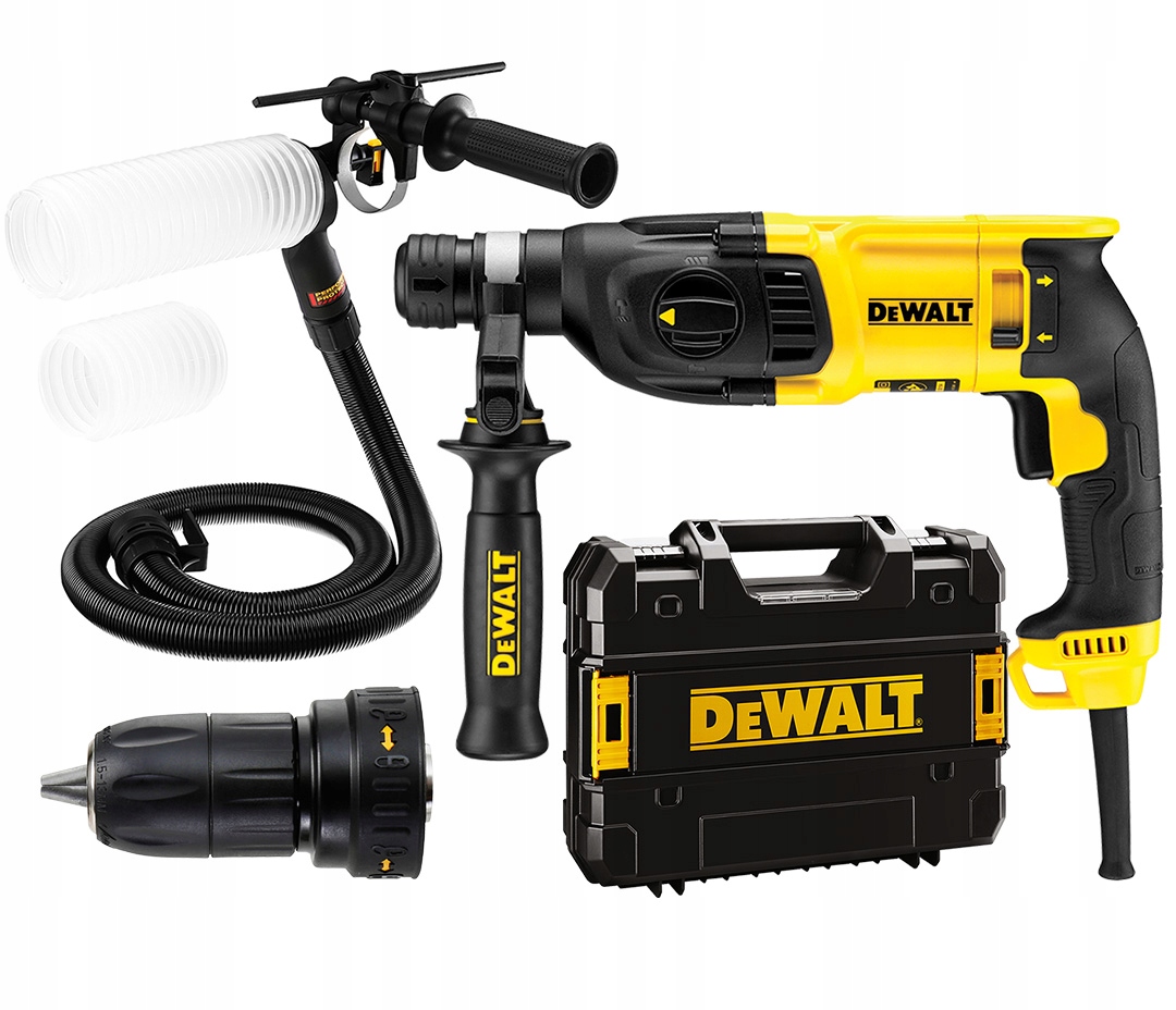 Vrtací kladivo 800W 2,8j Dewalt D25134K Odprašování