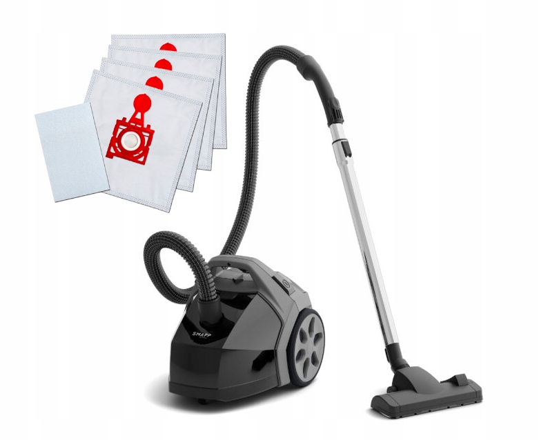 Vysavač Dynamic+ Smapp 608.2 Turbokartáč 4 Sáčky 1 Filtr 900 W