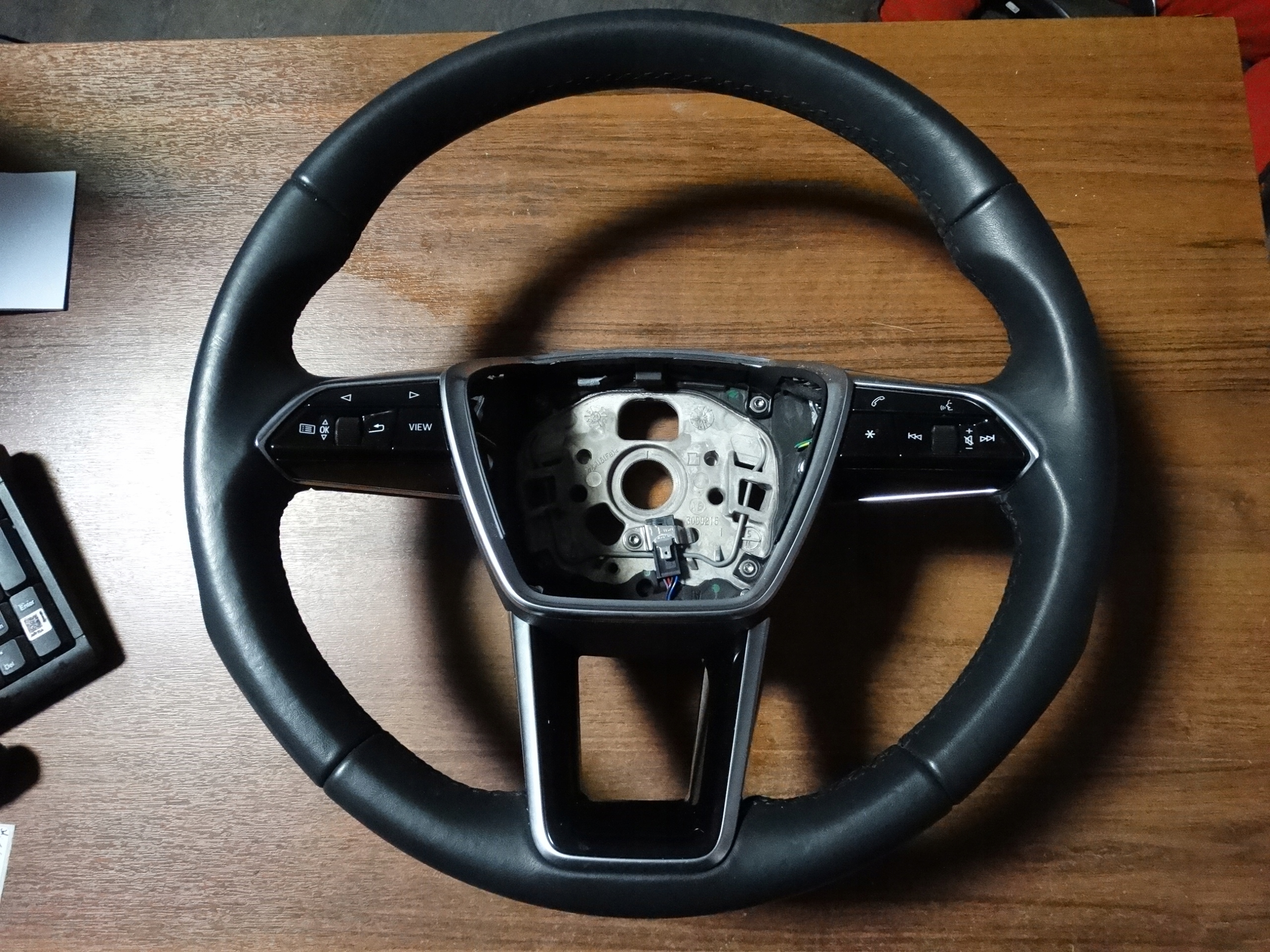 IDEAL steering wheel, leather with shifting AUDI A6 A7 C8 4K 1