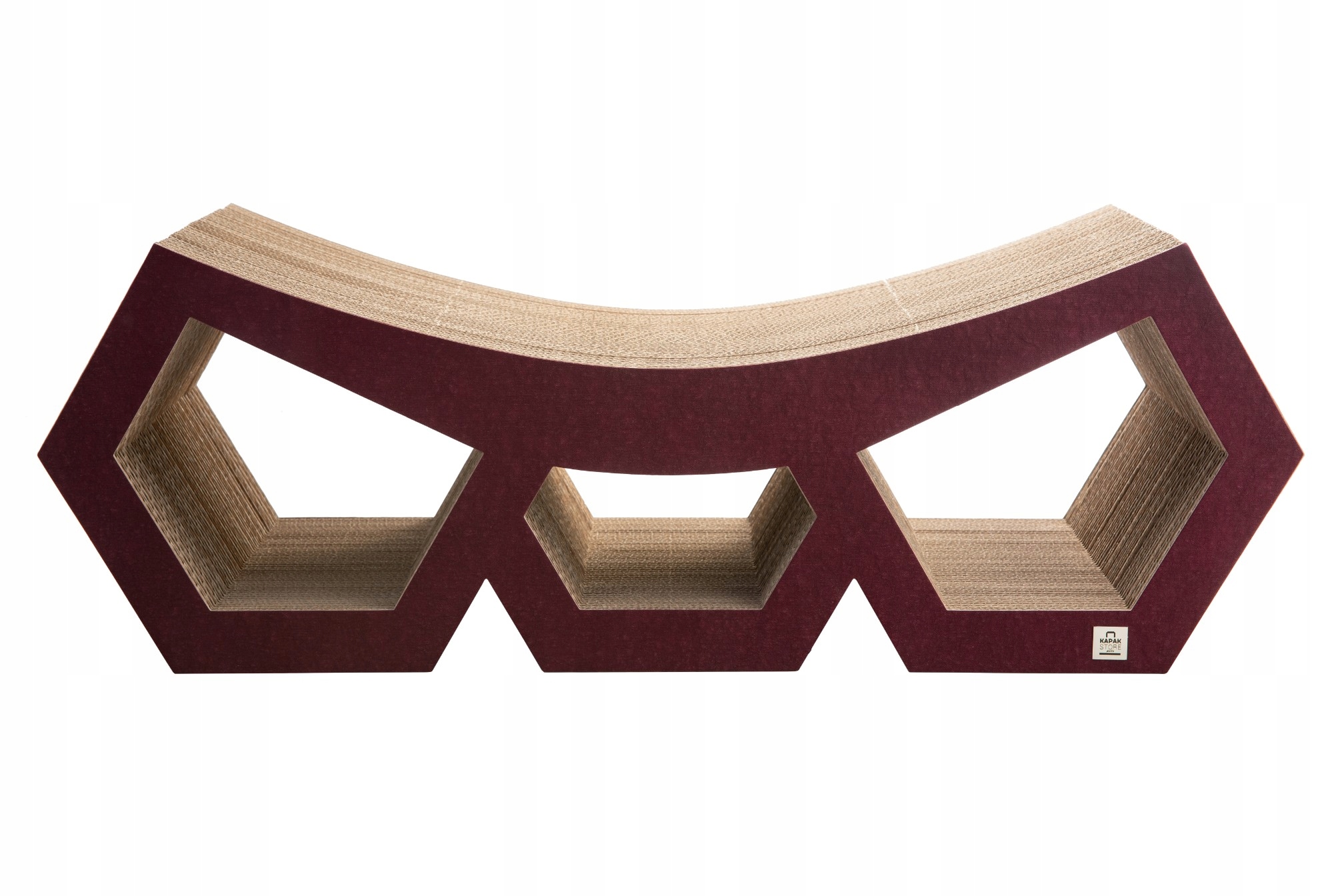 Drapak Pelíšek Pro Kočky Washpapa Diamond bordo škrabadlo pro kočky