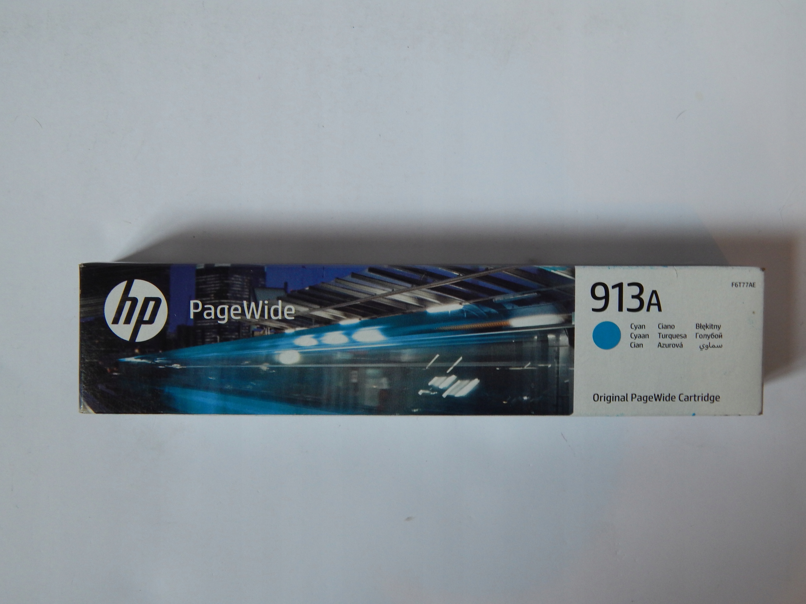 Tusz Hp 913A F6T77AE modrý (cyan)