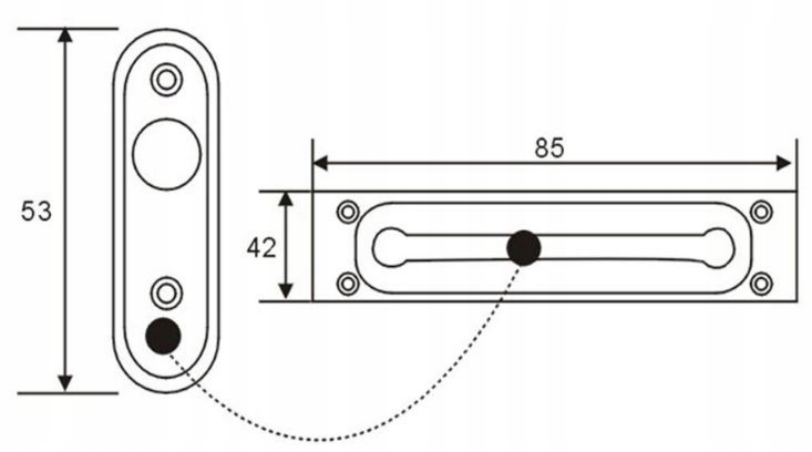 ŁAŃCUCH DRZWIOWY ZAPORNICA BLOKADA STAL NIERDZEWNA Rodzaj zamka inny