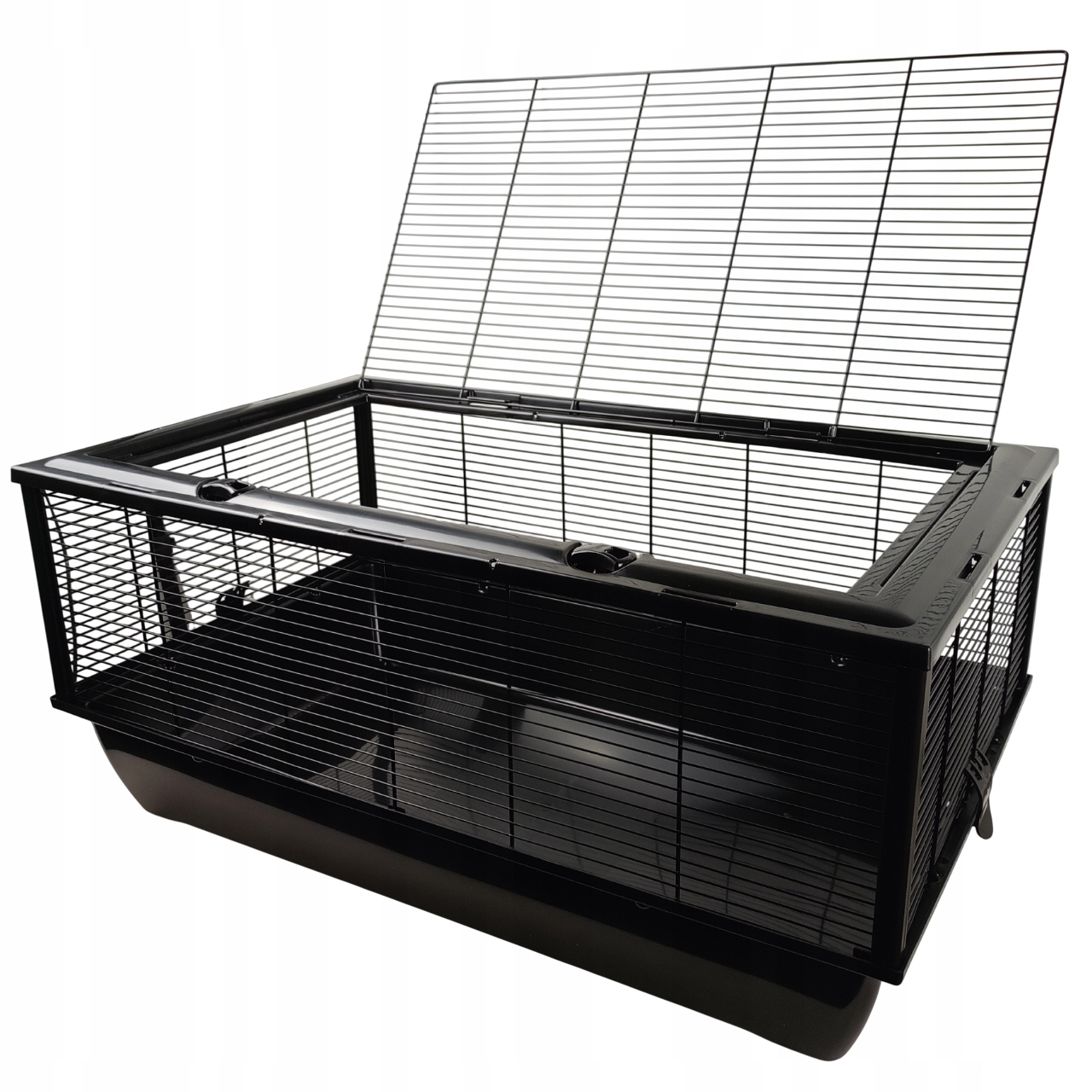Levně Velká klec pro křečka, potkana, hlodavce, myšky, prasátka, káva, stylová, 78 cm