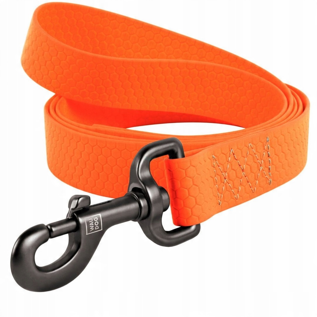 

Collar Waudog Smycz Wododporna 122/2,5 cm Pomarań.