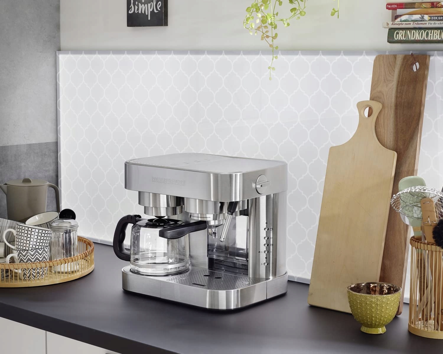 ROMMELSBACHER Ekspres Do Kawy Espresso EKS 3010 Z Dyszą Do Spieniania Mleka — miniatura 4