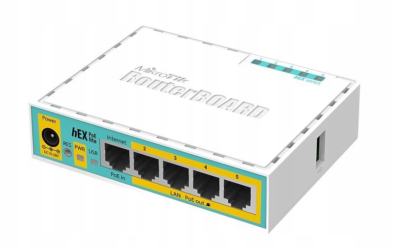 Mikrotik RouterBOARD hEX PoE lite L4…