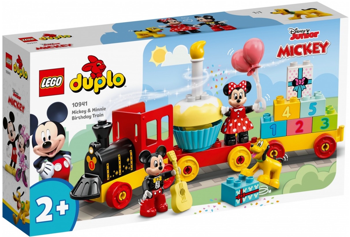Lego Duplo Disney Urodzinowy pociąg myszek Miki i Minnie_10941
