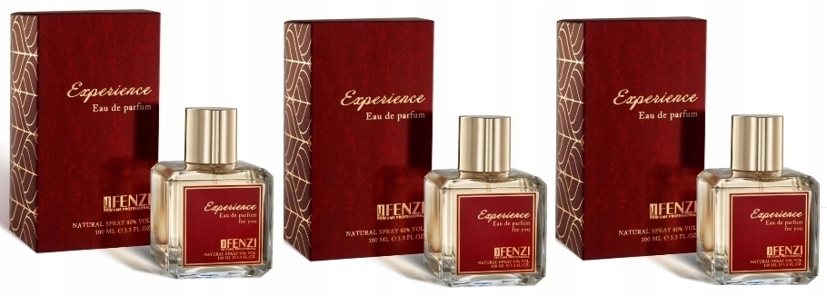 JFenzi Experience 3x100ml eau da parfum Dárek