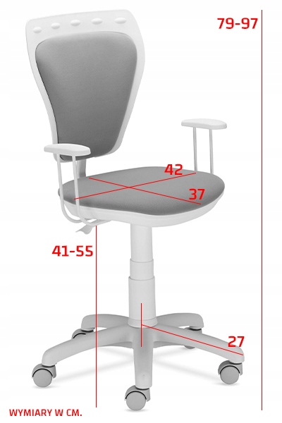 KOMFORTOWE KRZESŁO MINISTYLE ŚLICZNY KOŃ BIAŁY PASTEL NOWY STYL Kod producenta MINISTYLE KOŃ
