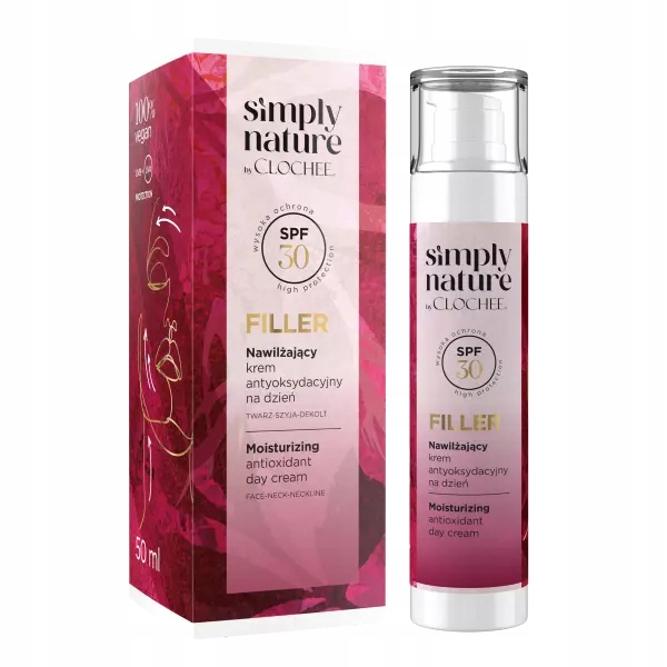 Filler Spf 30 Nawilżający krem antyoksydacyjny na dzień