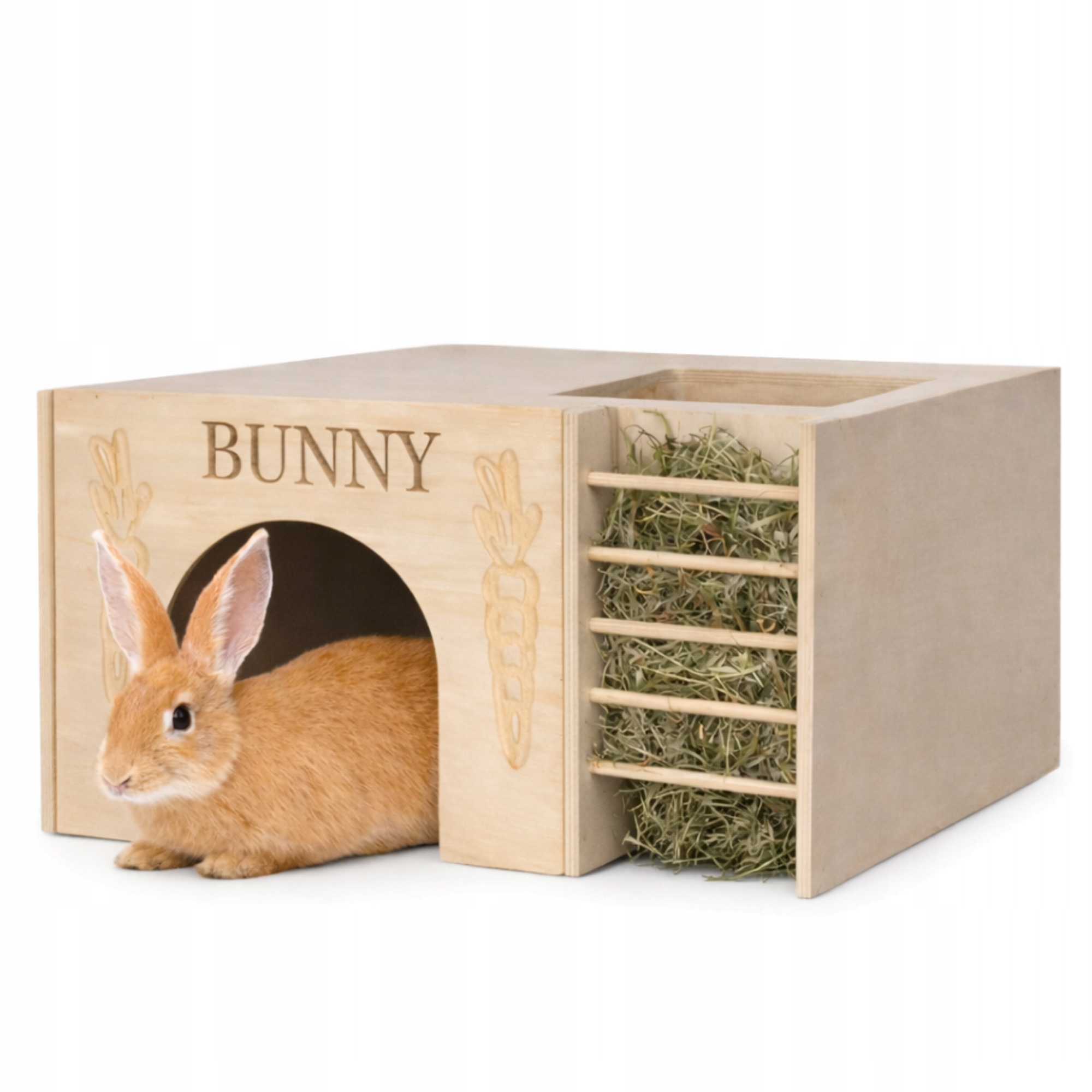 Levně Velký Domeček S Norkem A Pašíkem Pro Králíka S Gravírovaným Jménem