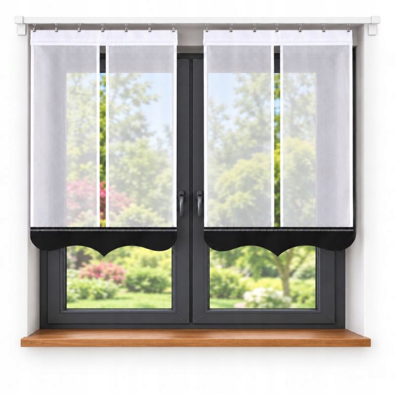 Hotové panelové záclony 2 ks 80 x 105 cm Moderní panely FL825 Luna