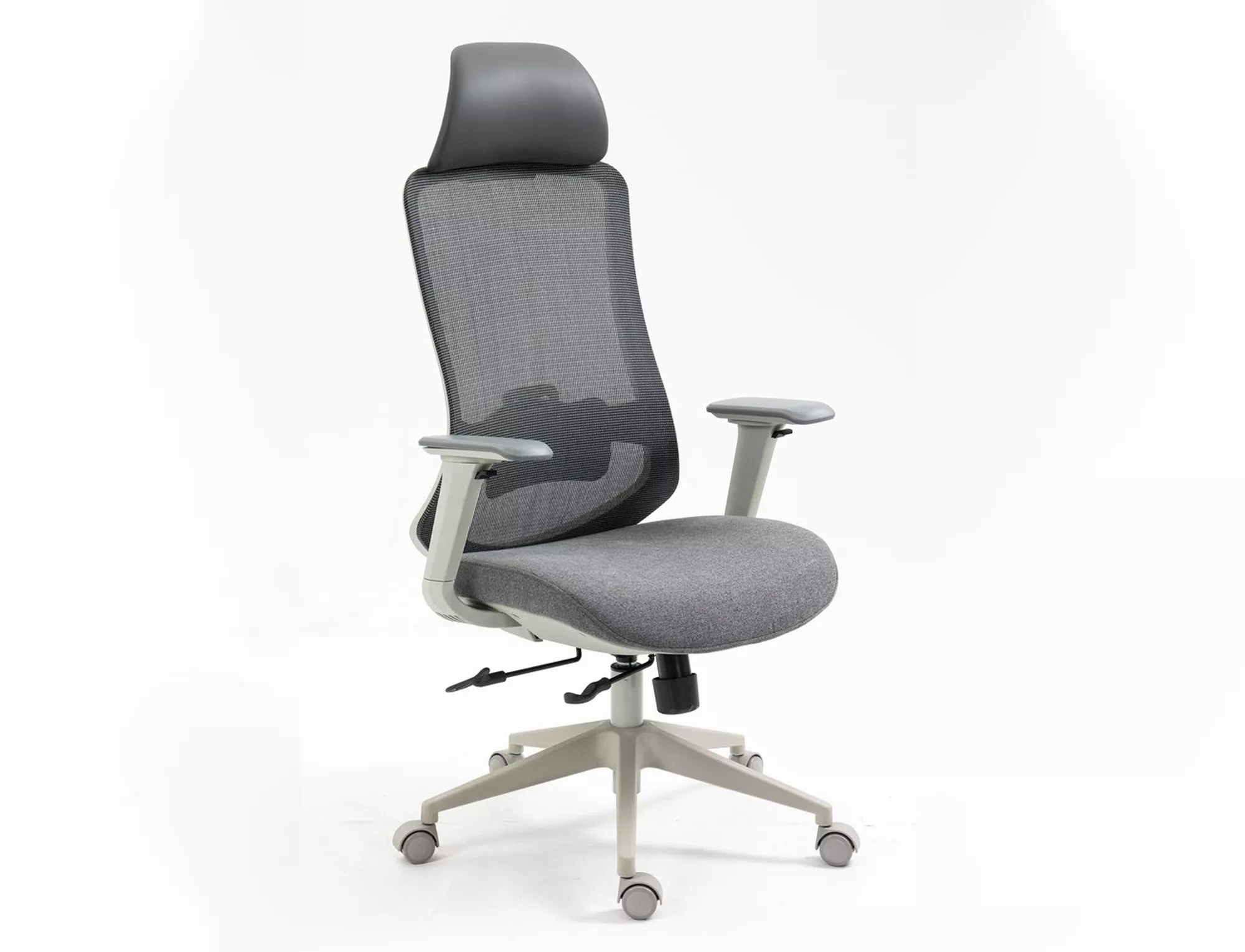 Otočné kreslo kancelárska stolička Ergon sivá Sig