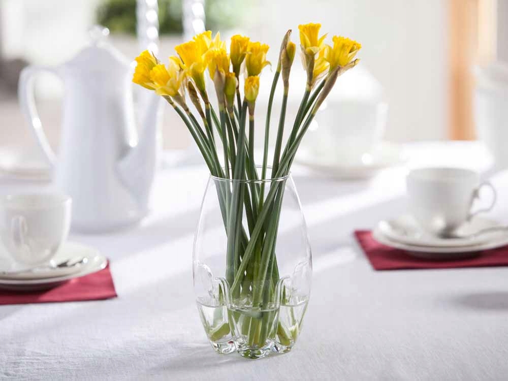 Wazon szklany Edwanex Mandarynka 19cm na kwiaty dekoracja Kod producenta 05-837/20