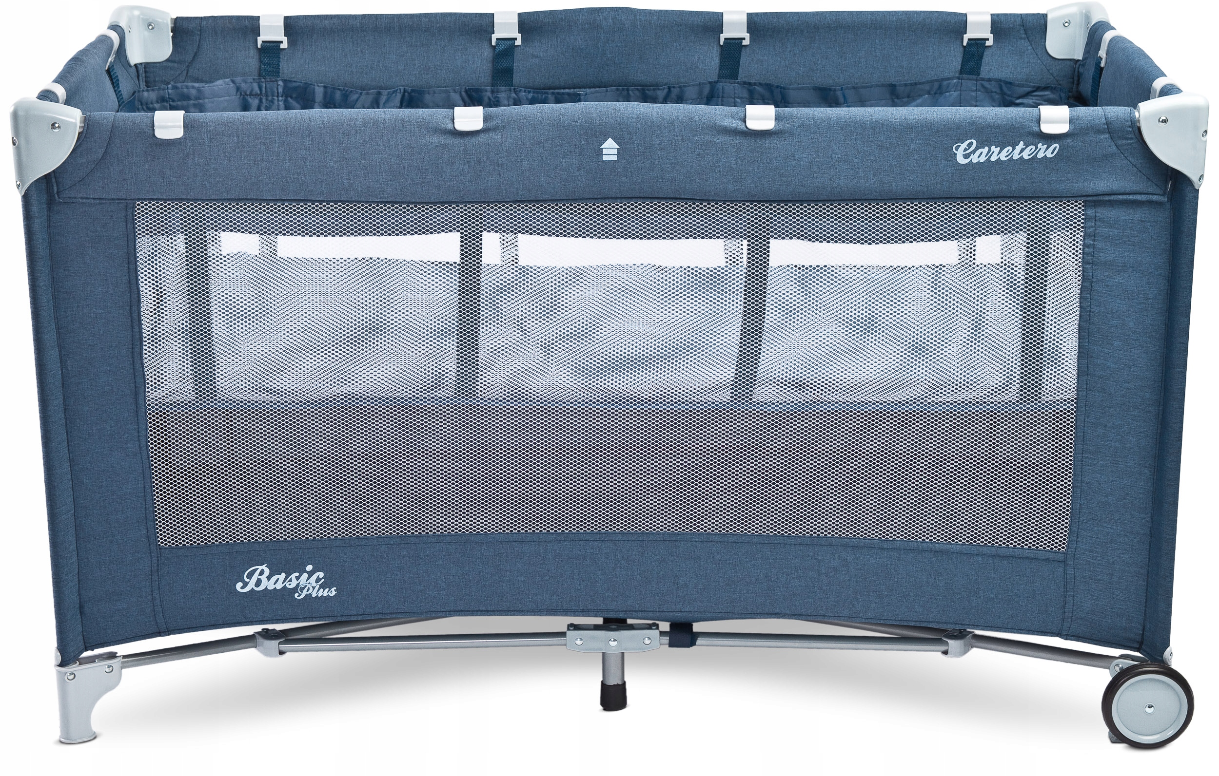 ŁÓŻECZKO TURYSTYCZNE SKŁADANE MATERAC DWUPOZIOMOWE Marka Caretero