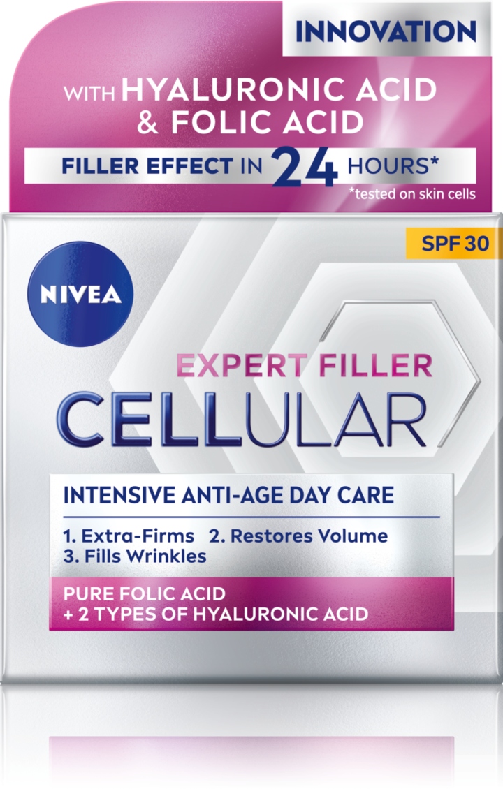 Nivea Cellular Expert Filler Denní Krém Na Obličej Spf 30 Antiage 50 ML