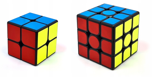 MAGNETYCZNE kostki MoYu 2x2 3x3 + podstawki