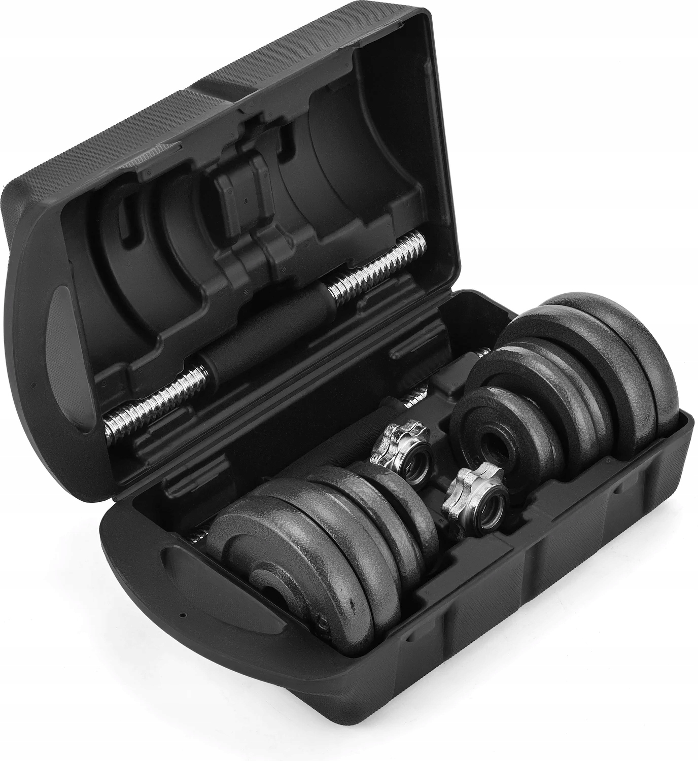 ZESTAW HANTLI ŻELIWNYCH 20KG HANTLE REGULOWANE Model Gy-223281315