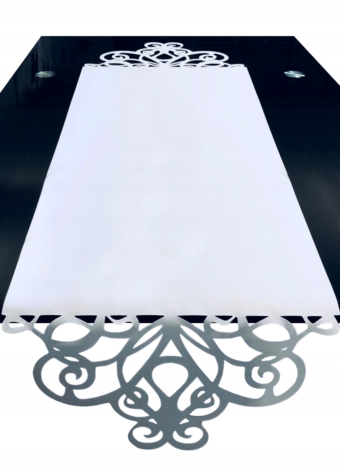 

Bieżnik Na Stół Plamoodporny Obrus Ażur 125x40