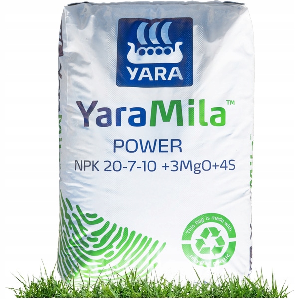 Yara Mila Power 25 Kg Nawóz Wieloskładnikowy Stworzony Do Trawników Trawy