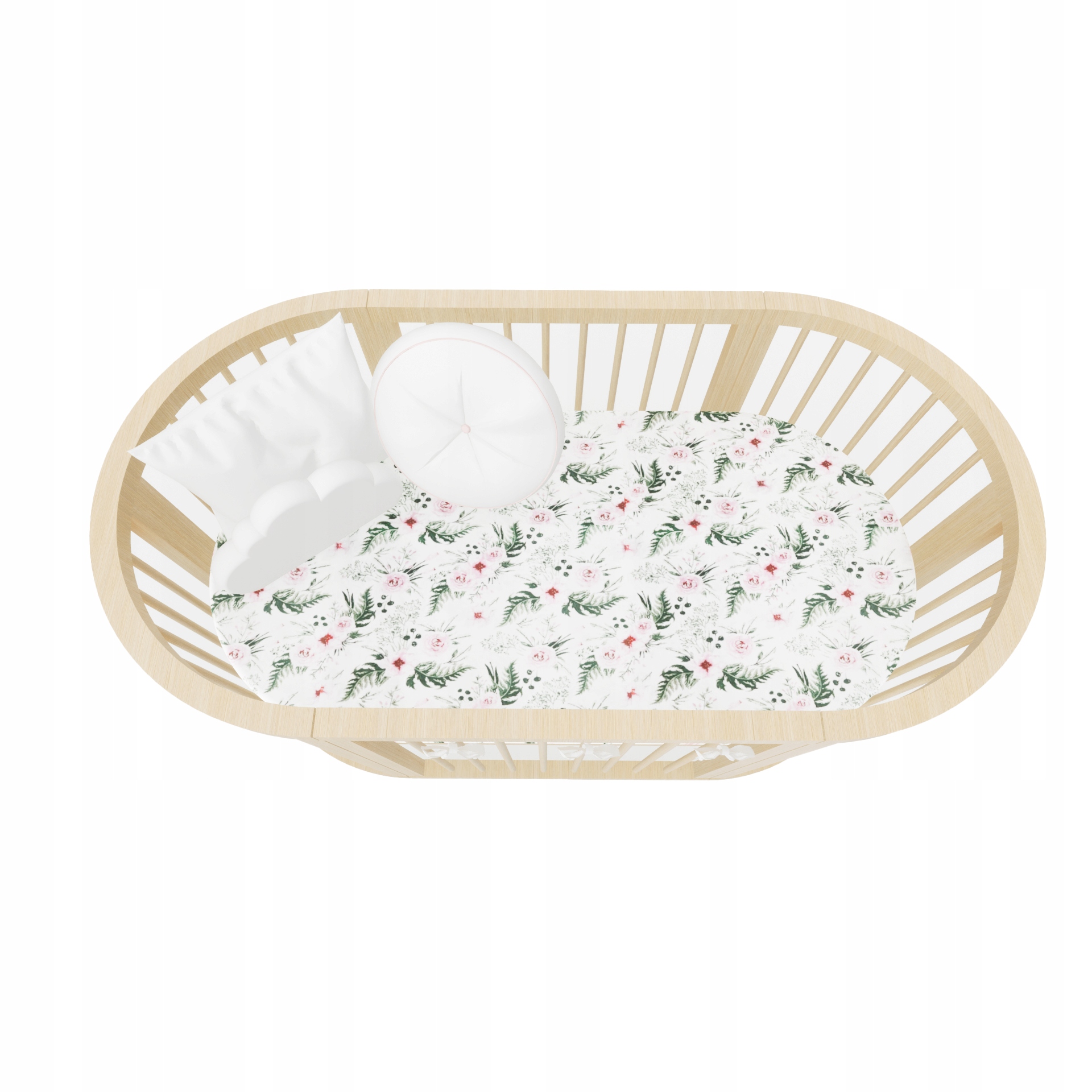 PRZEŚCIERADŁO DO WÓZKA KOŁYSKI 38x80 BAWEŁNIANE