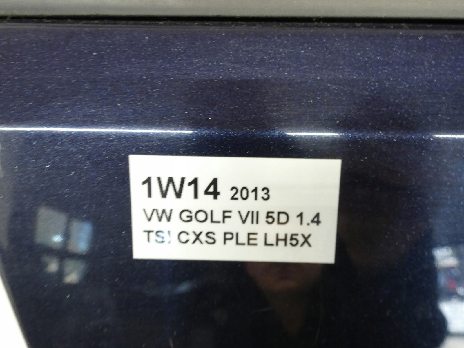 door right front right front VW GOLF VII 5D 5-door LH5X