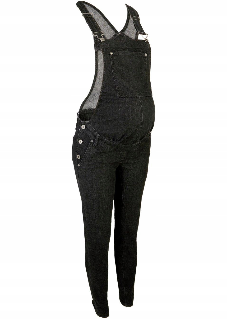 BONPRIX _ZT E2R CIĄŻOWE SPODNIE JEANSOWE _/ 50 Materiał dominujący bawełna