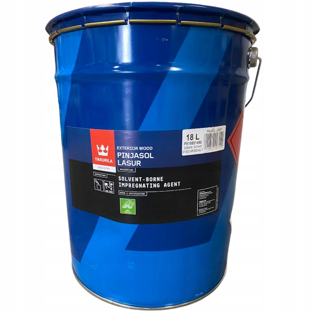 Tikkurila Pinjasol Lasur 18L Dekorativní Impregnační Přípravek S Voskem