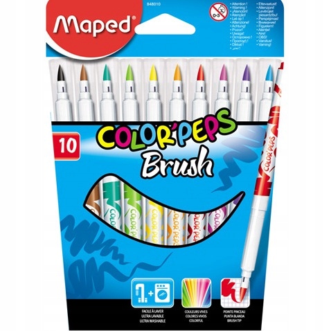 

Flamastry Maped Colorpeps Brush 10 Szt.