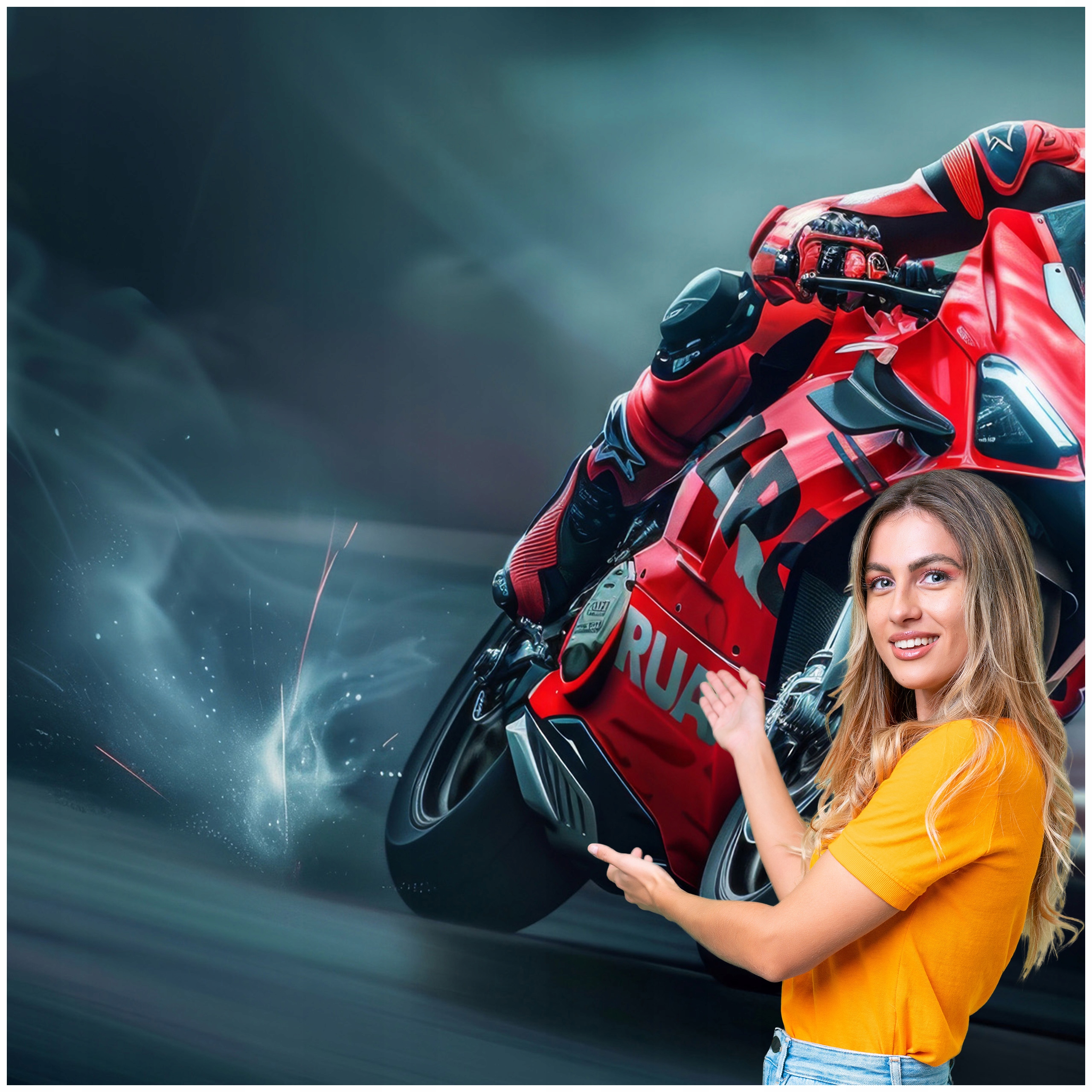 3D fototapeta pre mládež Auto Motocykel 588x280 DMSM42W