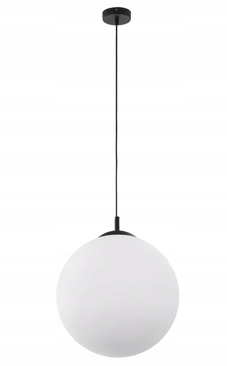 Závesná lampa TK-Lighting Esme biela guľa 30 cm E27