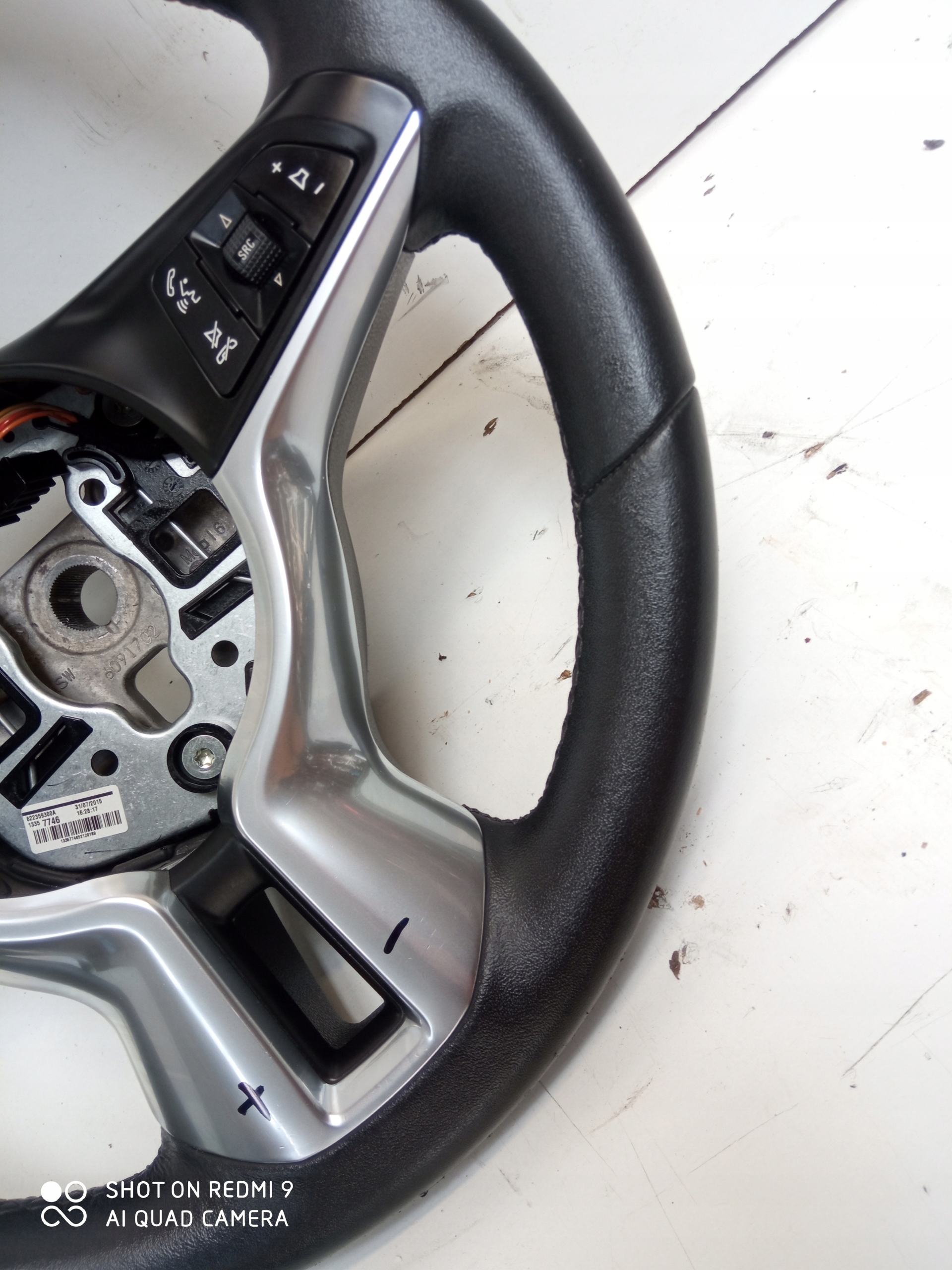 OPEL ADAM lenkrad MULTIFUNKCJA Leder