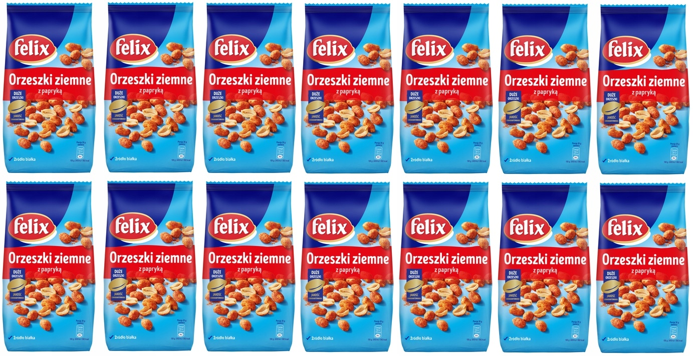 Levně 14 x 240 g Felix Arašídy s paprikou Karton