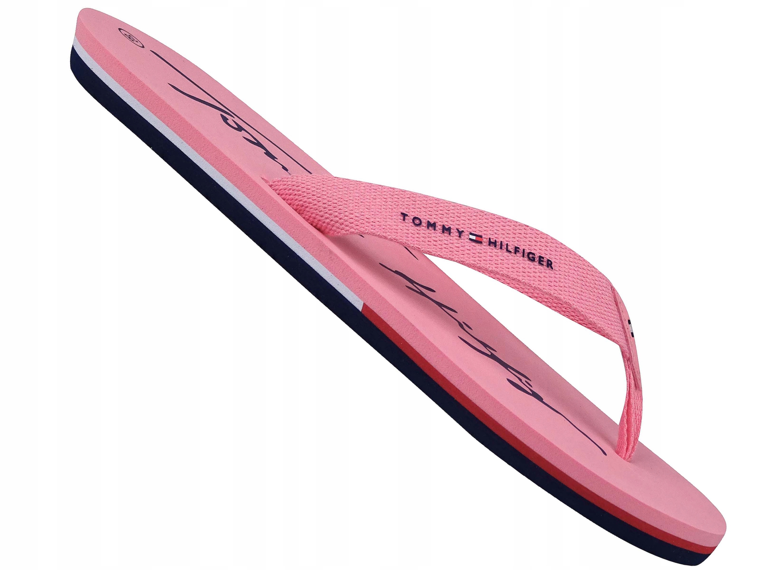 TOMMY HILFIGER FLIP FLOP JAPONKI KLAPKI PLAŻA Rozmiar 36
